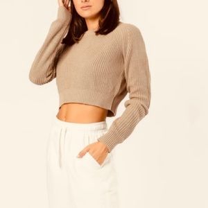 Nude Lucy Brooklyn Crop Knit sweater